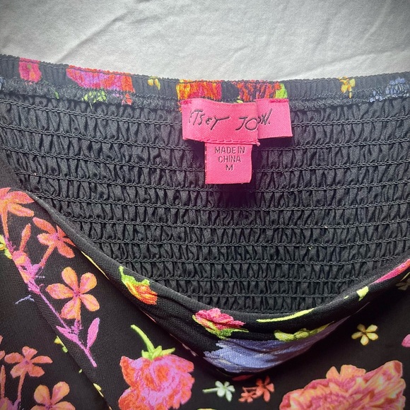 Betsey Johnson Penelope Vibrant Floral Midi Dress - Picture 5 of 6